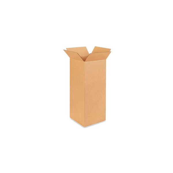 10-1/2" x 10-1/2" x 27" Kraft Single Wall 32 ECT Corrugated RSC Boxes