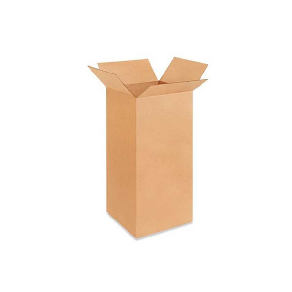 18-1/2" x 18-1/2" x 52" Kraft Single Wall 200# Corrugated RSC Boxes