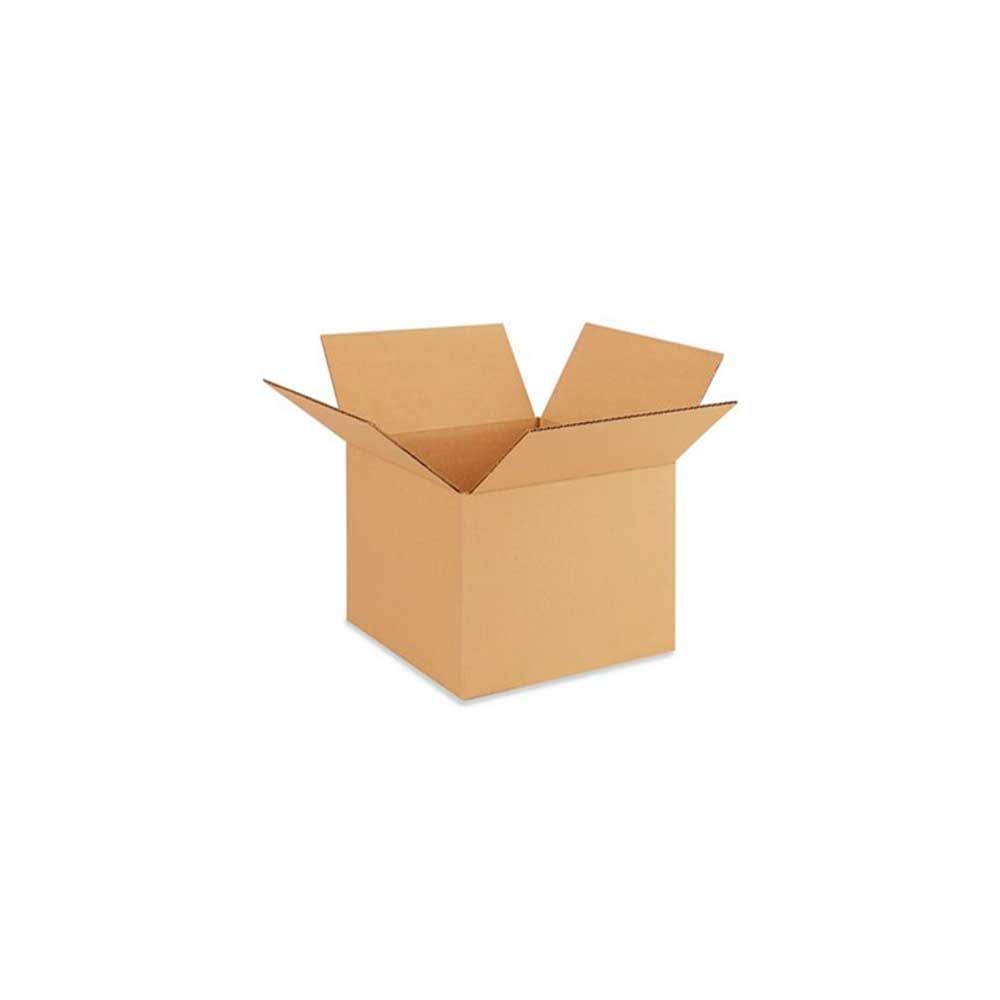10-1/2" x 10-1/2" x 8-1/2" Kraft Single Wall 32 ECT Corrugated RSC Boxes