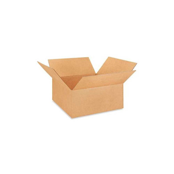 22" x 22" x 10" Kraft Single Wall 200# Corrugated RSC Boxes