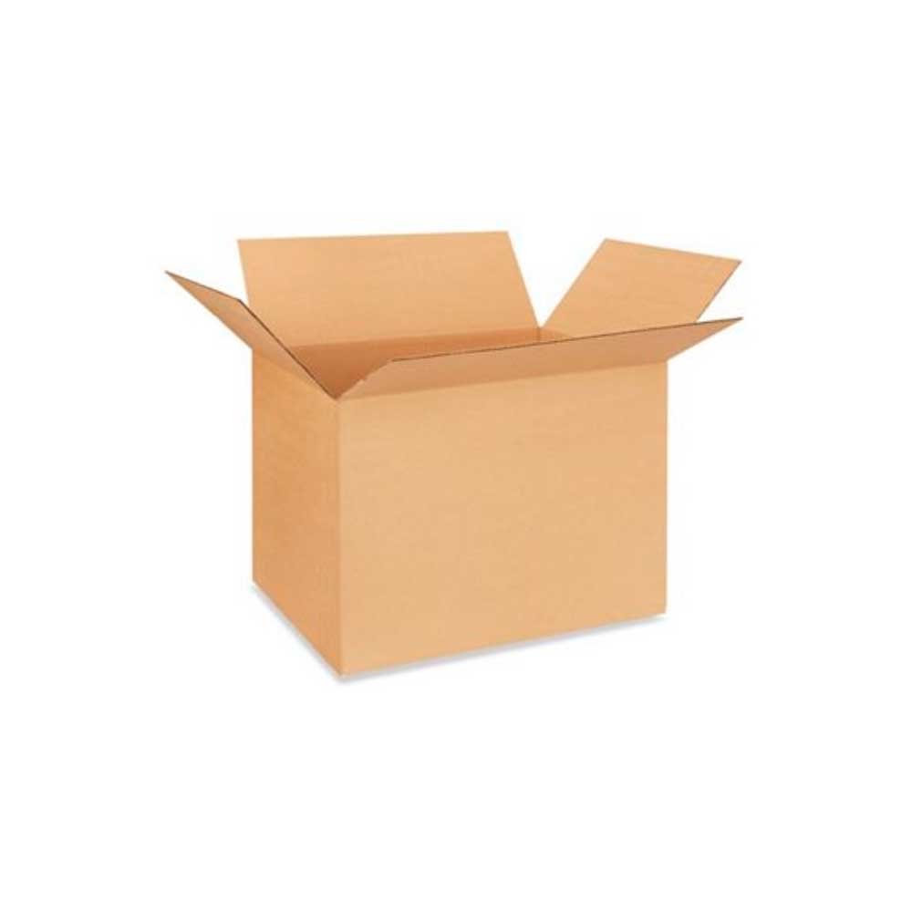 21-3/8" x 15-5/8" x 15-3/4" Kraft Single Wall 200# Corrugated RSC Boxes