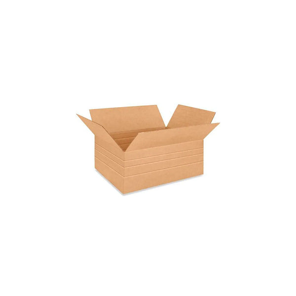 21" x 18" x 8-1/2" Kraft Single Wall 200# Corrugated RSC Boxes