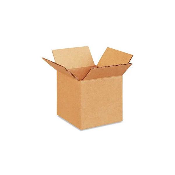 4-1/2" x 4-1/2" x 4-1/2" Kraft Single Wall 32 ECT Corrugated RSC Boxes