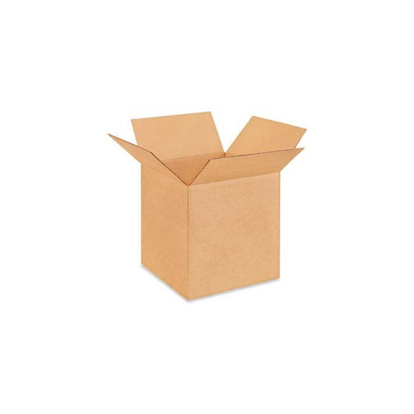 10-1/2" x 10-1/2" x 10-1/2" Kraft Single Wall 32 ECT Corrugated RSC Boxes