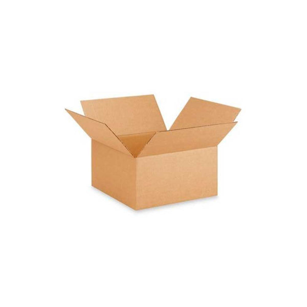 13-3/8" x 13-3/8" x 7-9/16" Kraft Single Wall 32 ECT Corrugated RSC Boxes