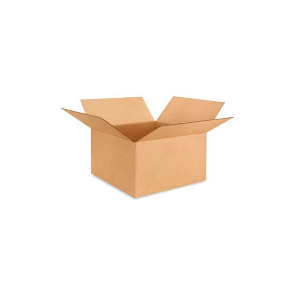 22-1/2" x 22-1/2" x 13" Kraft Single Wall 175# Corrugated RSC Boxes