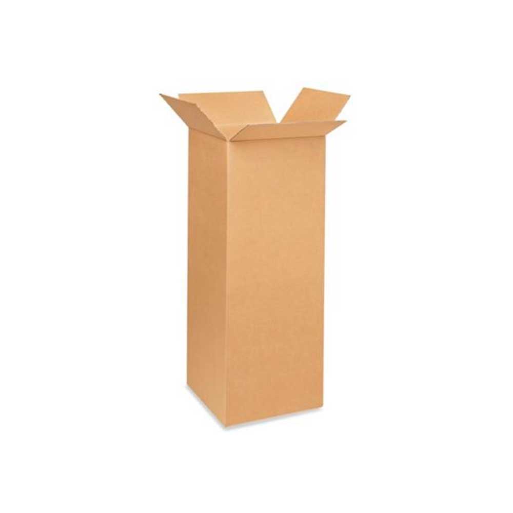 14" x 14" x 40" Kraft Single Wall 200# Corrugated RSC Boxes