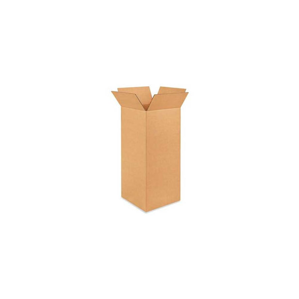 8-1/2" x 8-1/2" x 24" Kraft Single Wall 32 ECT Corrugated RSC Boxes