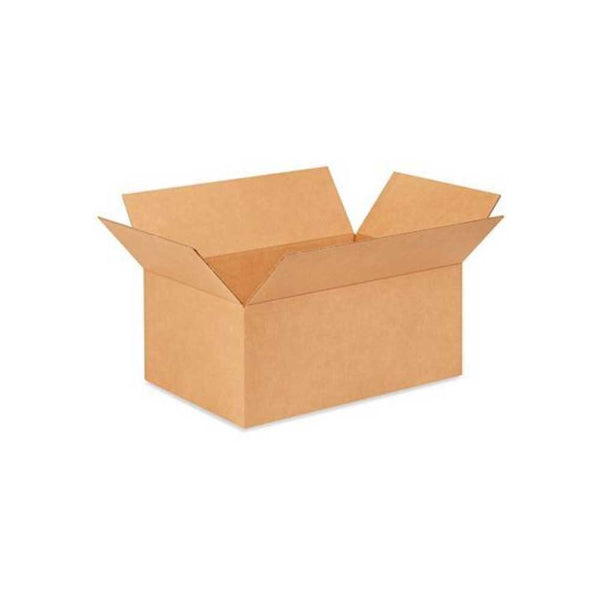 24" x 15-1/2" x 10" Kraft Single Wall 200# Corrugated RSC Boxes