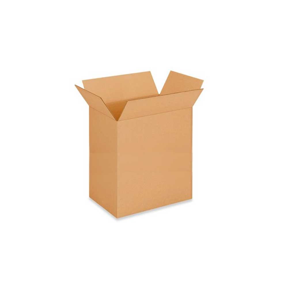 19" x 14-1/4" x 23-7/8" Kraft Single Wall 200# Corrugated RSC Boxes