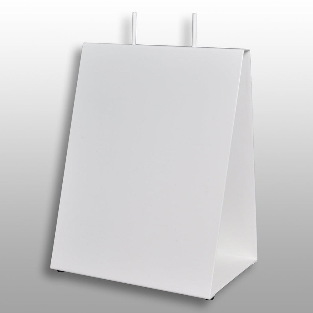 8" x 6" x 12.25" White Metal Saddle Pack Stands