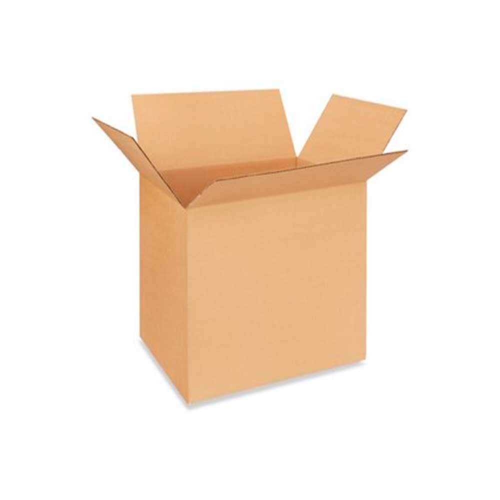 21-3/8" x 15-5/8" x 30-5/8" Kraft Single Wall 200# Corrugated RSC Boxes
