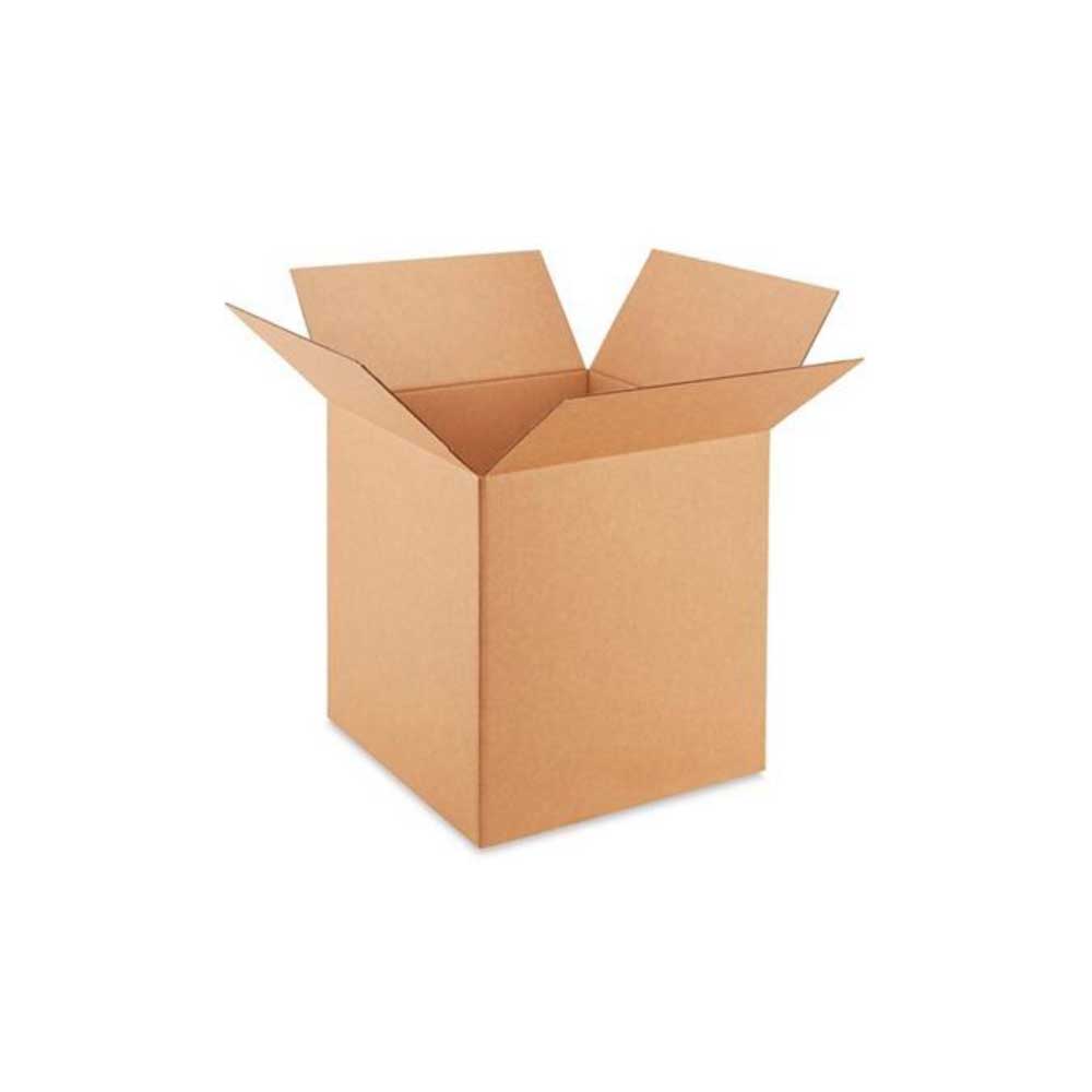 22" x 22" x 24" Kraft Single Wall 200# Corrugated RSC Boxes