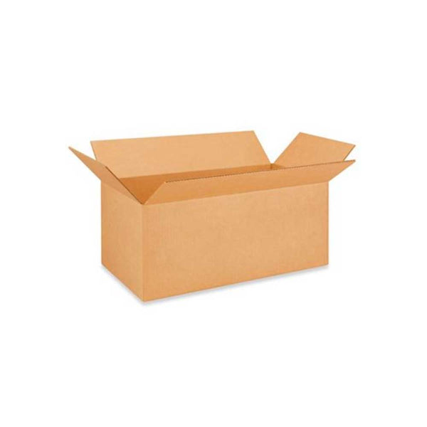 24" x 12" x 10" Kraft Single Wall 32 ECT Corrugated RSC Boxes