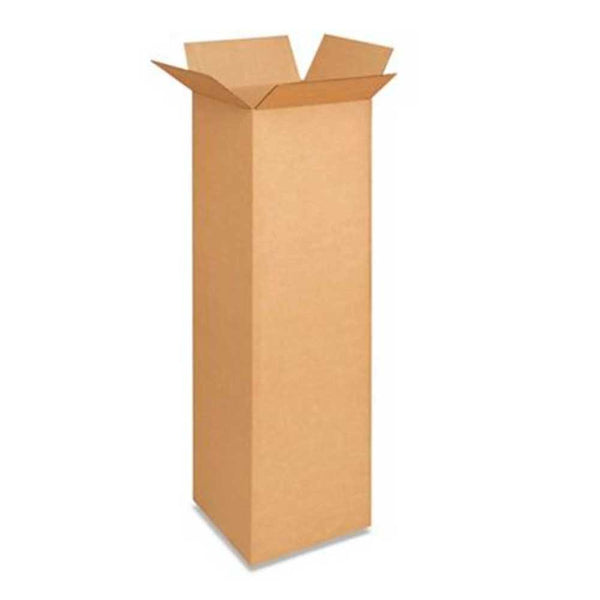 15" x 15" x 56" Kraft Single Wall 200# Corrugated RSC Boxes