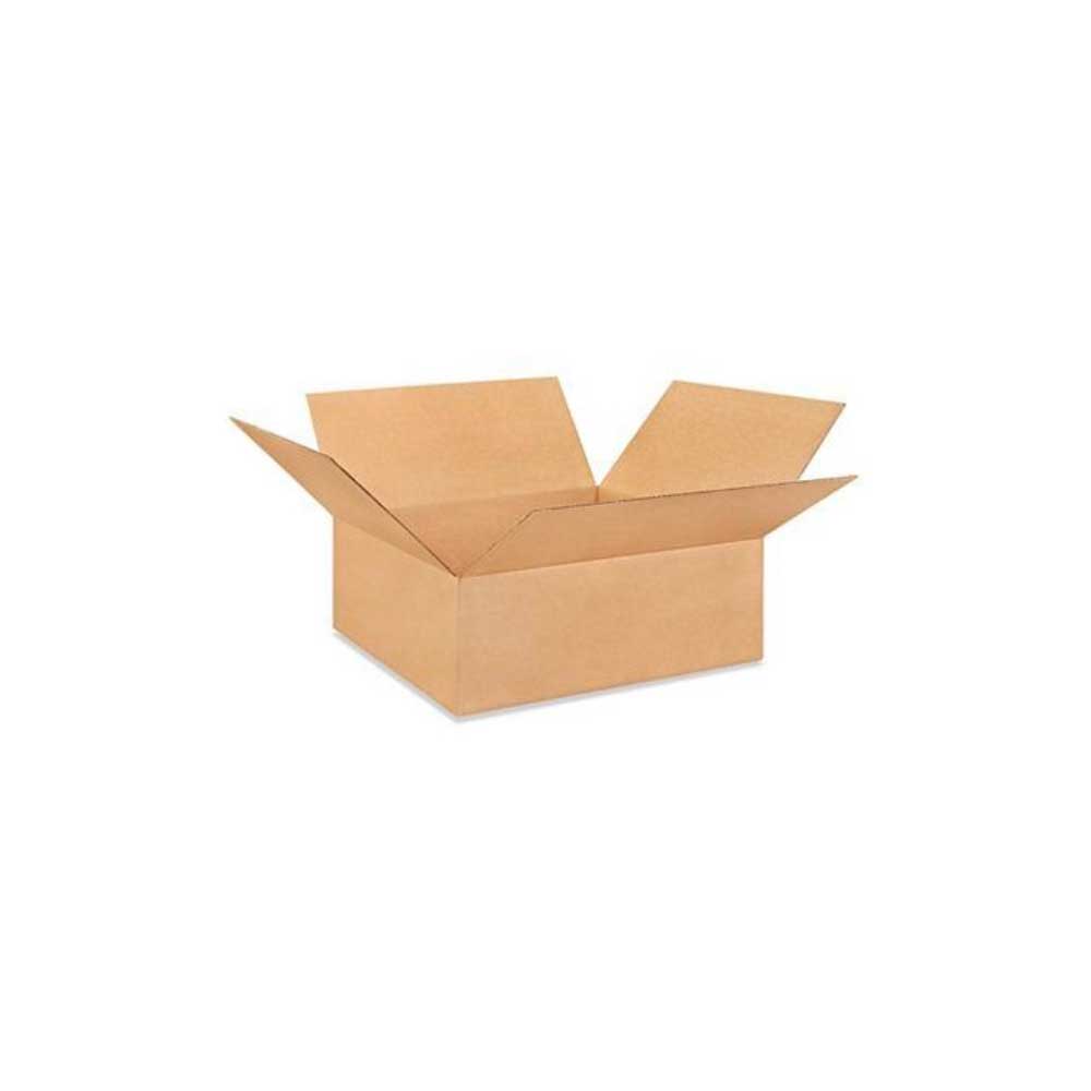 22" x 22" x 7" Kraft Single Wall 200# Corrugated RSC Boxes