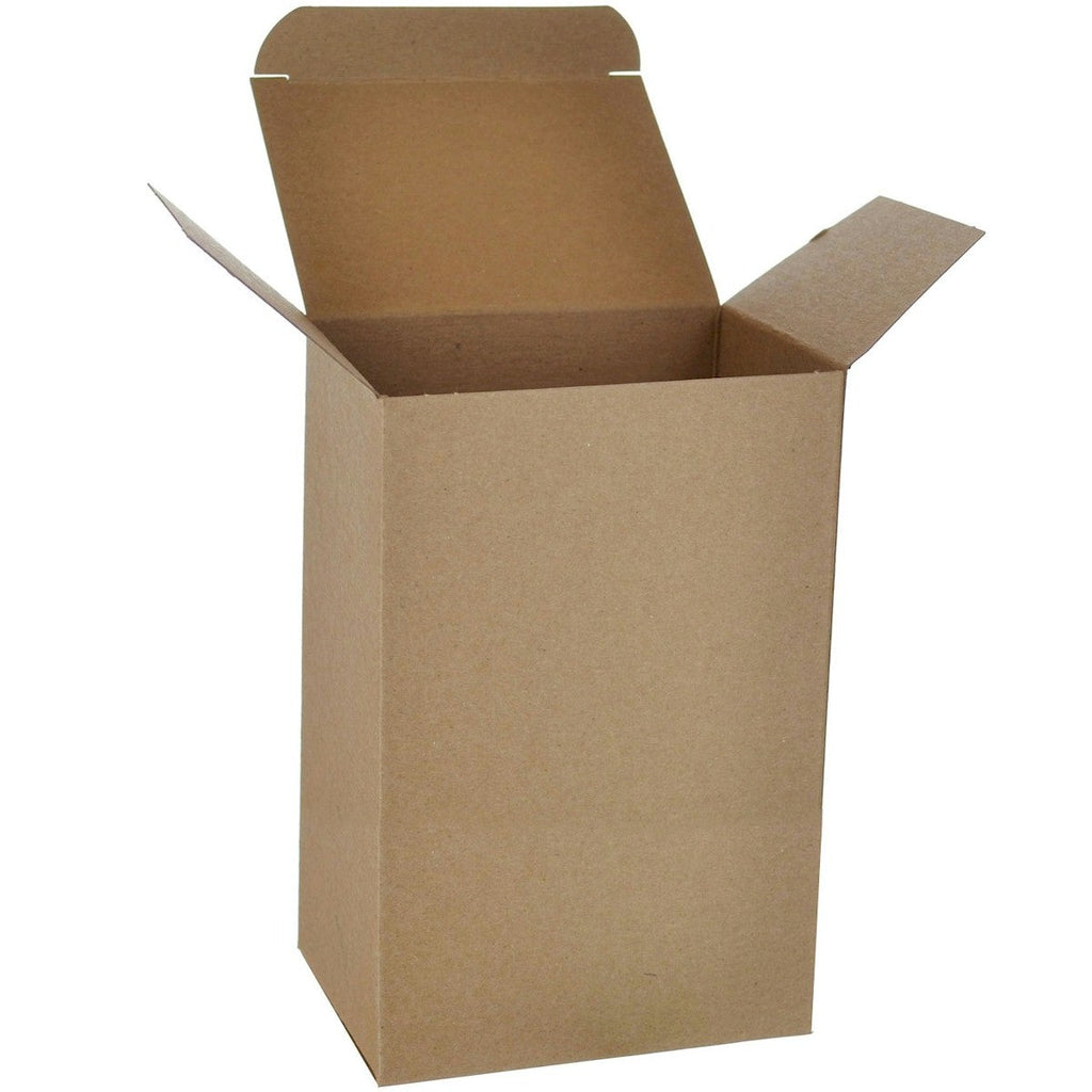 3" x 2" x 5" Kraft Chipboard .020 Reverse Tuck End Boxes
