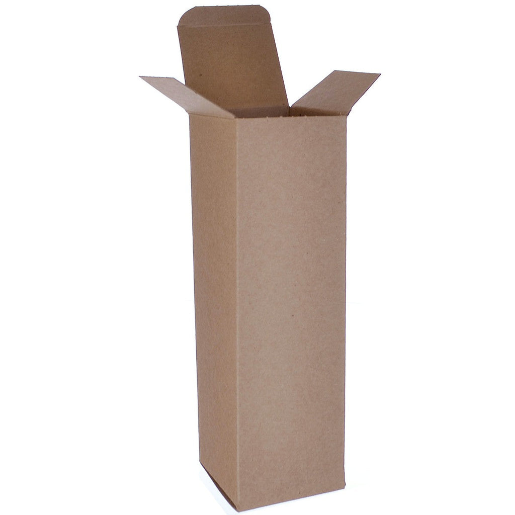 3" x 3" x 10" Kraft Chipboard .020 Reverse Tuck End Boxes
