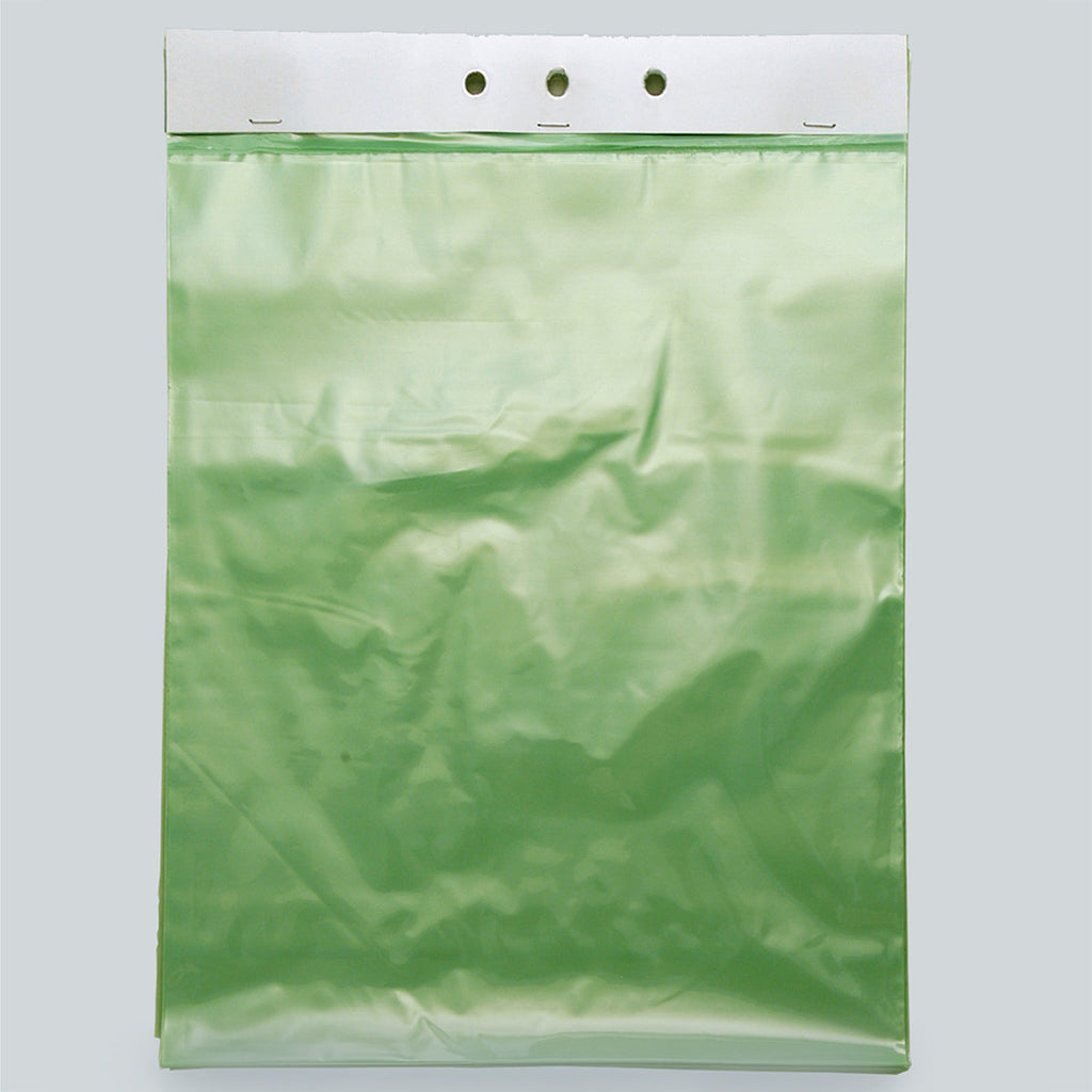 12" x 15" Green 2 mil LDPE Gas Sterilization Bags