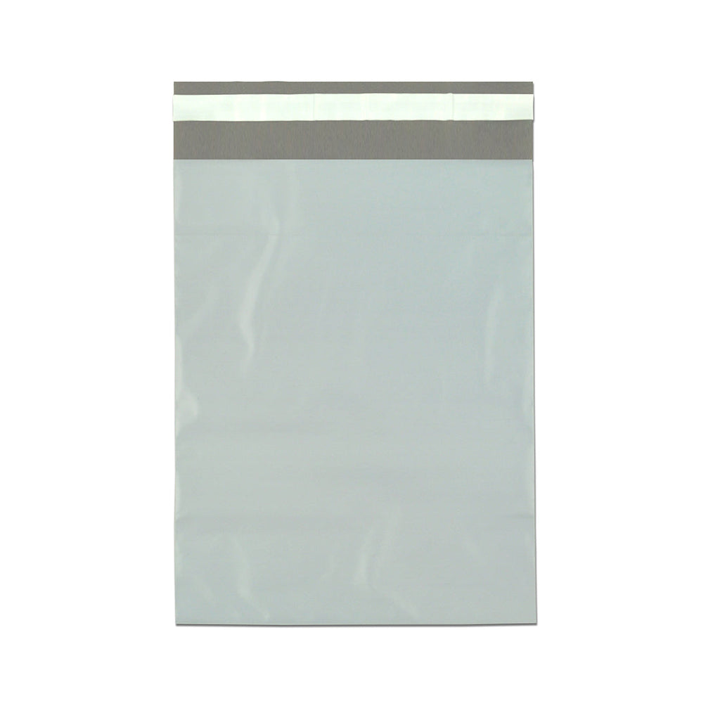 24" x 24 + 2 LP" White Adhesive 2 mil LDPE Poly Mailers