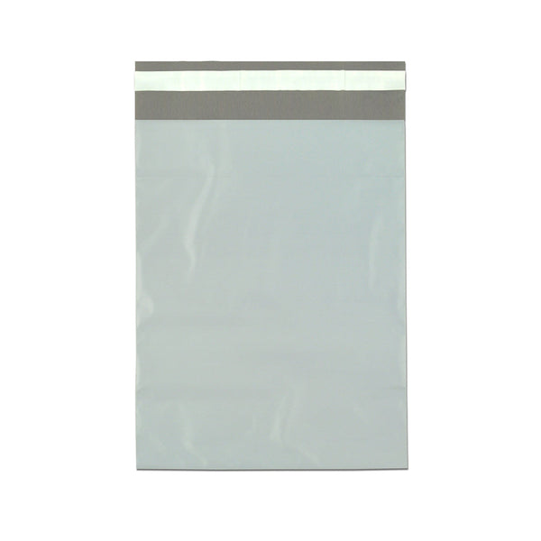 6" x 9 + 2 LP" White Adhesive 2 mil LDPE Poly Mailers