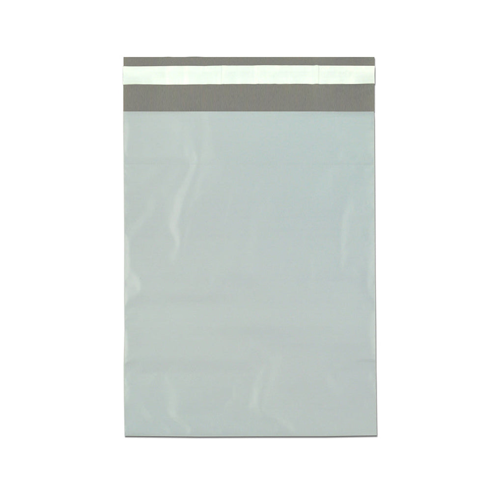 9" x 12 + 2 LP" White Adhesive 2 mil LDPE Poly Mailers