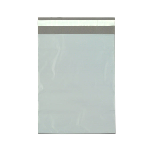 9" x 12 + 2 LP" White Adhesive 2 mil LDPE Poly Mailers